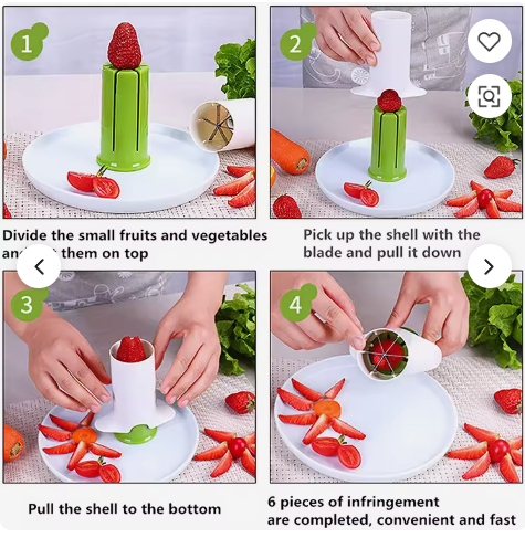 TIME SAVING Multifunctional Fruit and Vegetable Slice Cutter