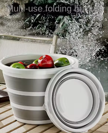 SPACE SAVING Multi Purpose Collapsible Eco-Friendly Plastic Water Storage Bucket
