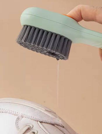 Multifunctional Press Out Liquid Soap Brush For Clothes & Shoe Cleaning