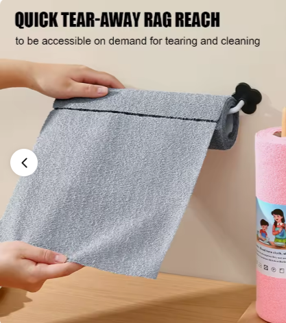 Multi-Purpose Woven Microfiber Cleaning Cloth Disposable, Reusable And Washable Ultra Absorbent Dishcloth