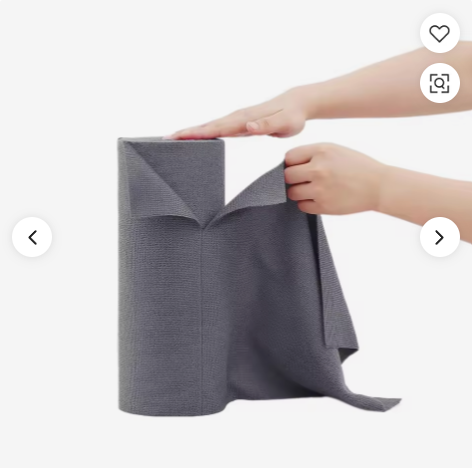 Multi-Purpose Woven Microfiber Cleaning Cloth Disposable, Reusable And Washable Ultra Absorbent Dishcloth