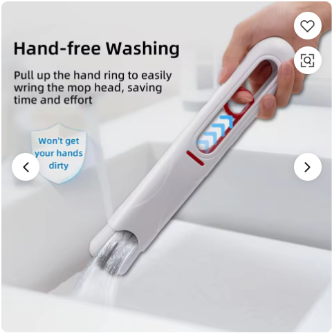 Multipurpose Mini Squeeze Folding Dry/Wet Cleaning Sponge Mop