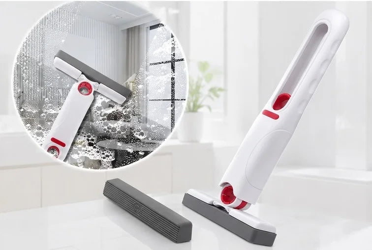 Multipurpose Mini Squeeze Folding Dry/Wet Cleaning Sponge Mop