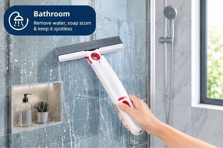 Multipurpose Mini Squeeze Folding Dry/Wet Cleaning Sponge Mop