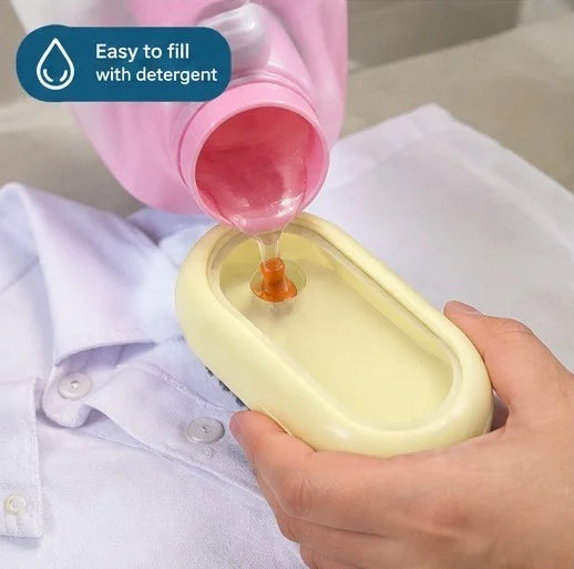 Multifunctional Press Out Liquid Soap Brush For Clothes & Shoe Cleaning