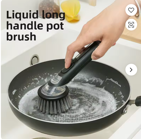 Dishwashing Scrub with Soap Liquid
